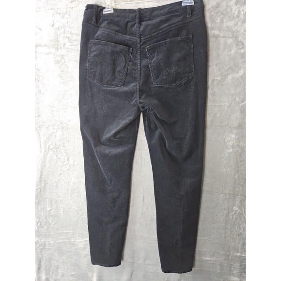 Soft Surroundings Corduroy Ankle Pant 29" Inseam Womens Size 10 Blue Stretchy - Picture 6 of 9